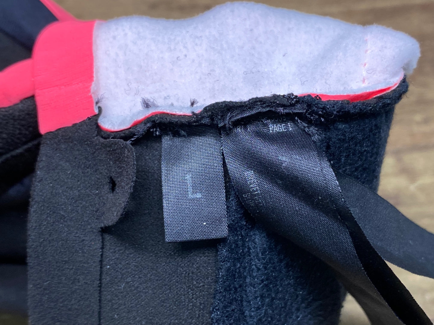 JB096 ラファ Rapha BREVET REFLECTIVE GLOVES 長指 グローブ ピンク 黒 L 裏起毛