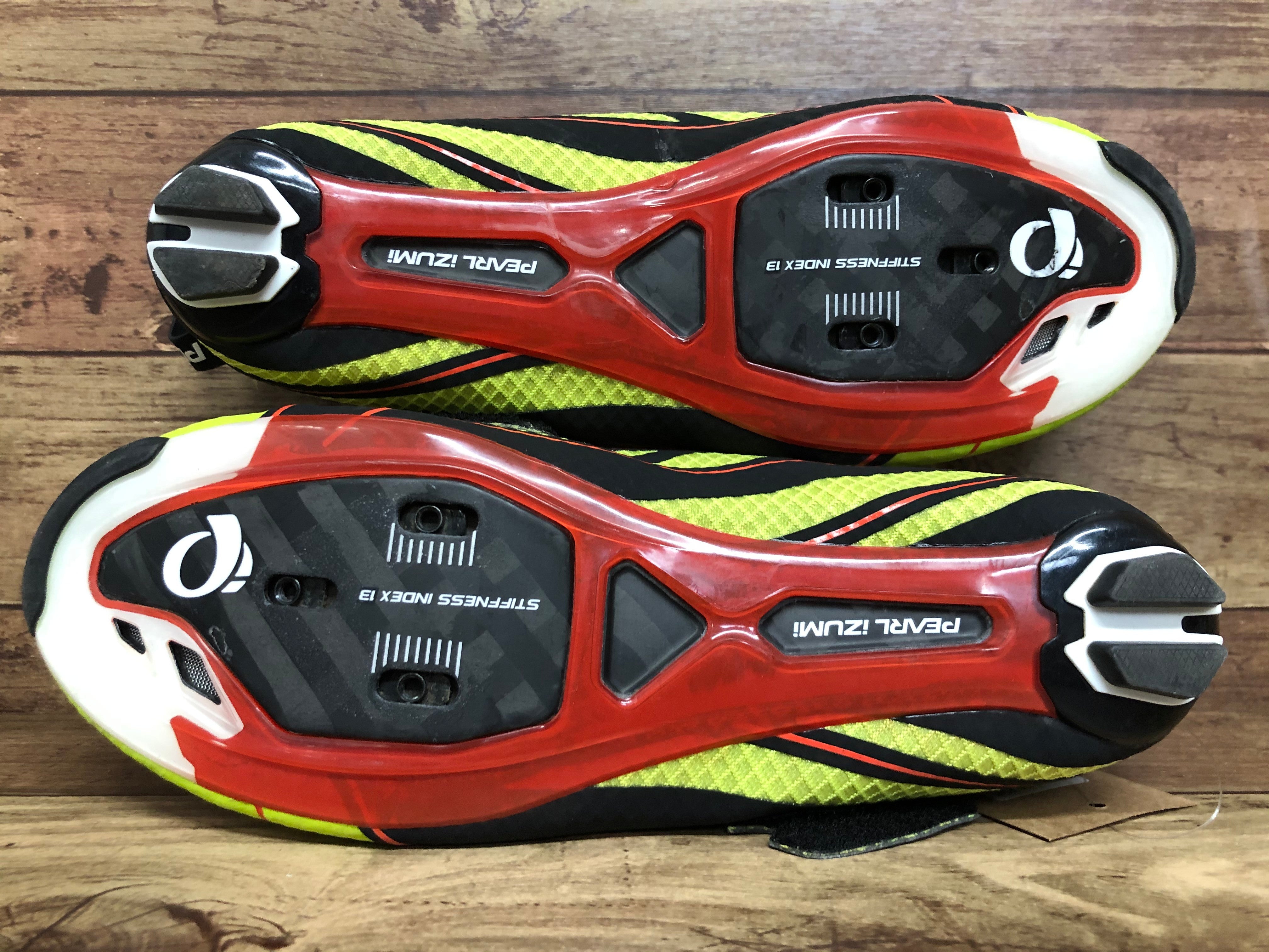 EM733 パールイズミ PEARL IZUMI Tri fly P.R.O V3 ビンディングシューズ EU44 トライアスロン用 カーボンソール