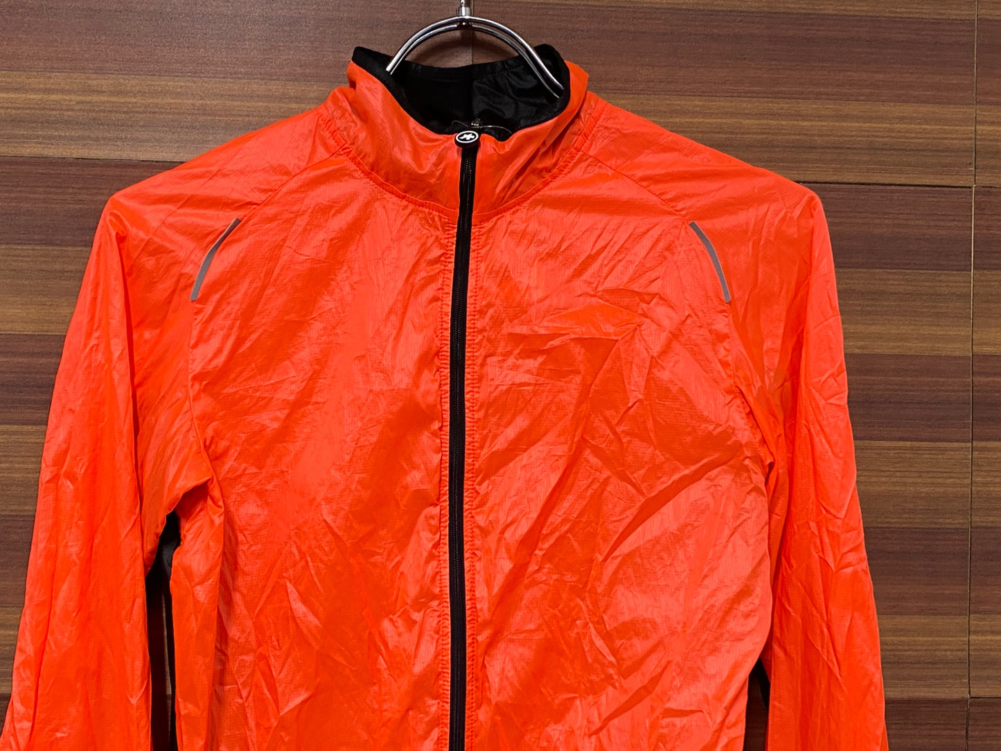 IT067 アソス assos MILLE GT Wind Jacket 長袖 ウィンドブレーカー オレンジ XS