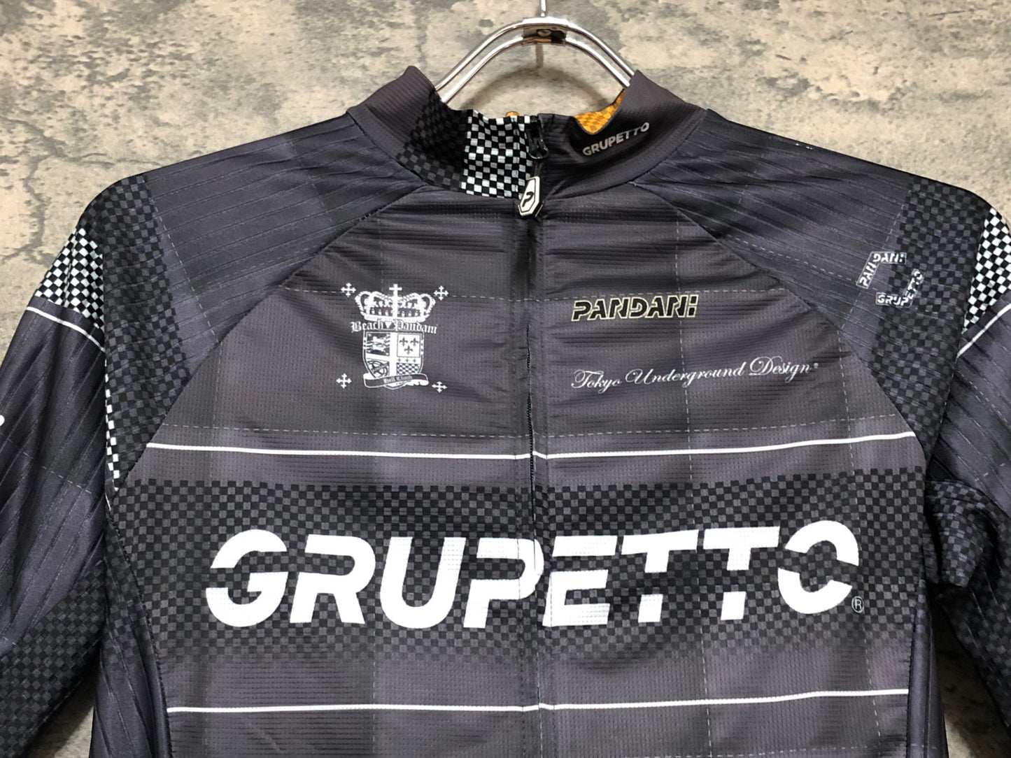 JD072 パンダーニ Pandani 半袖 サイクルジャージ 総柄 L