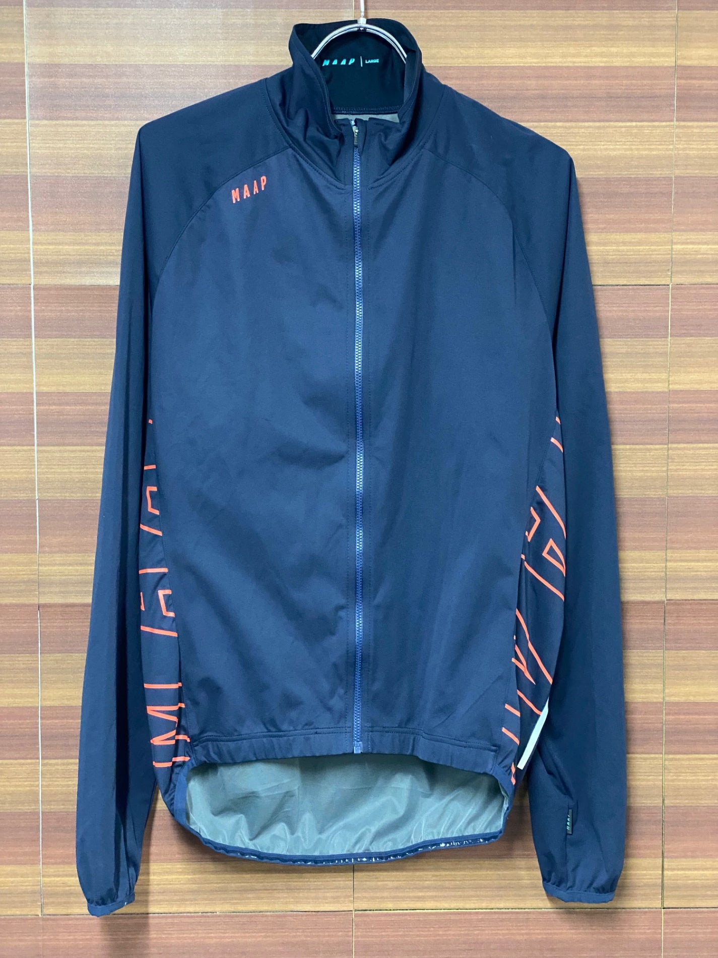 IM864 マープ MAAP 長袖 ウィンドブレーカー L 紺