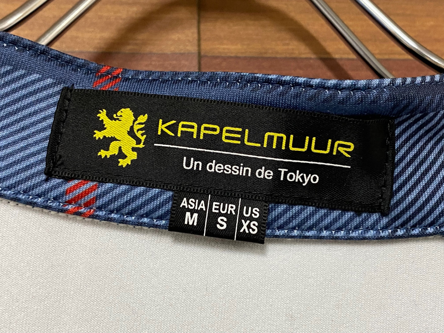 IH601 カペルミュール KAPELMUUR 長袖 サイクルジャージ ターコイズブルー M 裏起毛 チェック柄