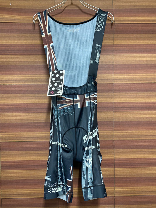 IQ222 パンダーニ PANDANI ビブショーツ 黒 茶 M