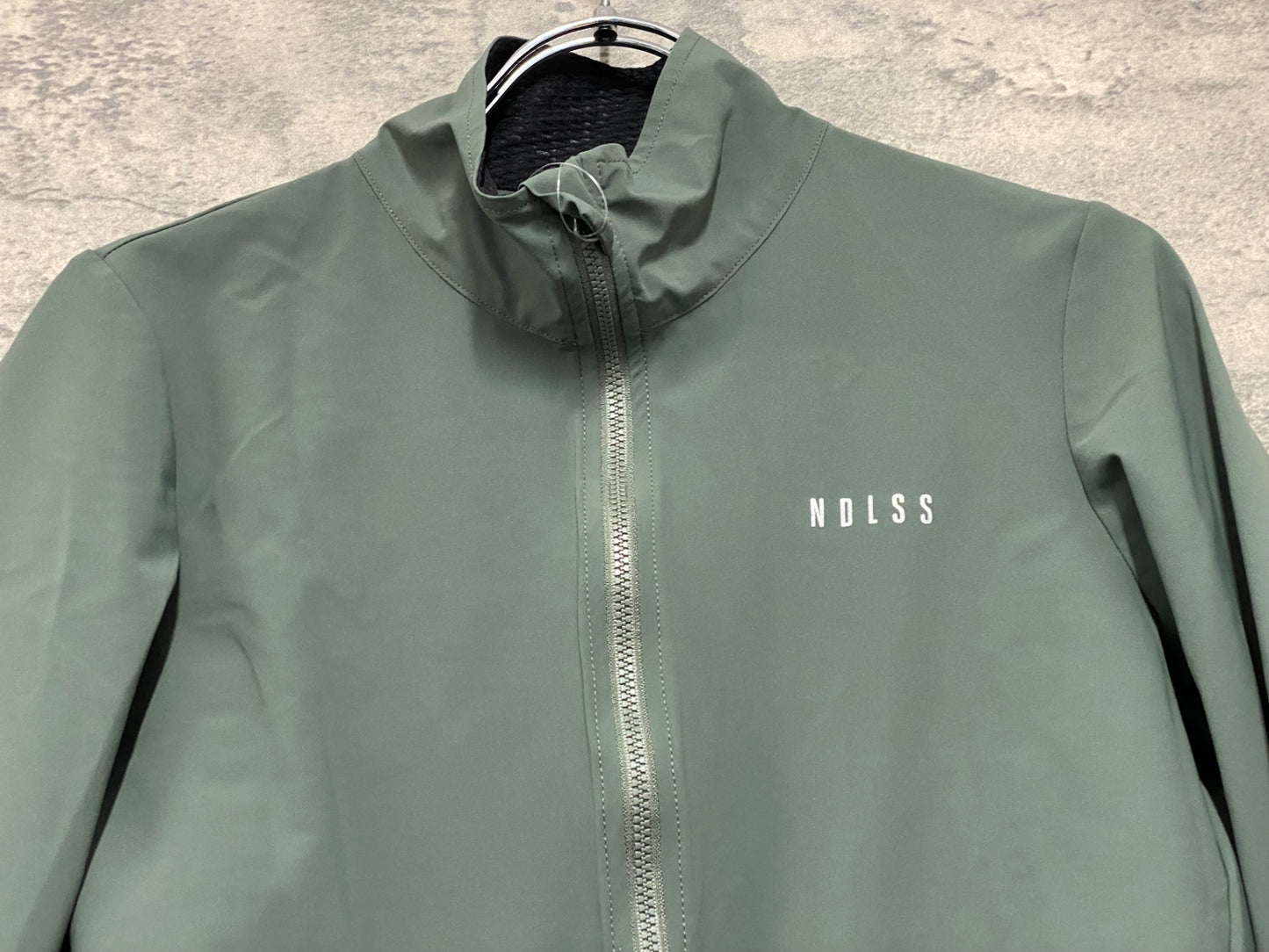 JB502 エンドレス NDLSS 長袖 ウィンドブレーカー レインジャケット 緑 S ※袖汚れ