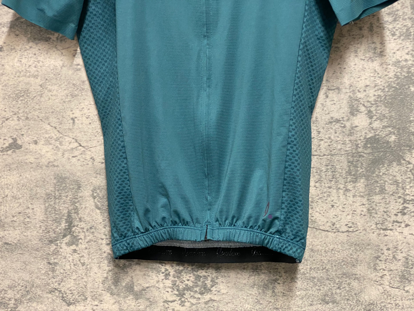 JB705 イザドア ISADORE サイクルジャージ 半袖 青みどり XS