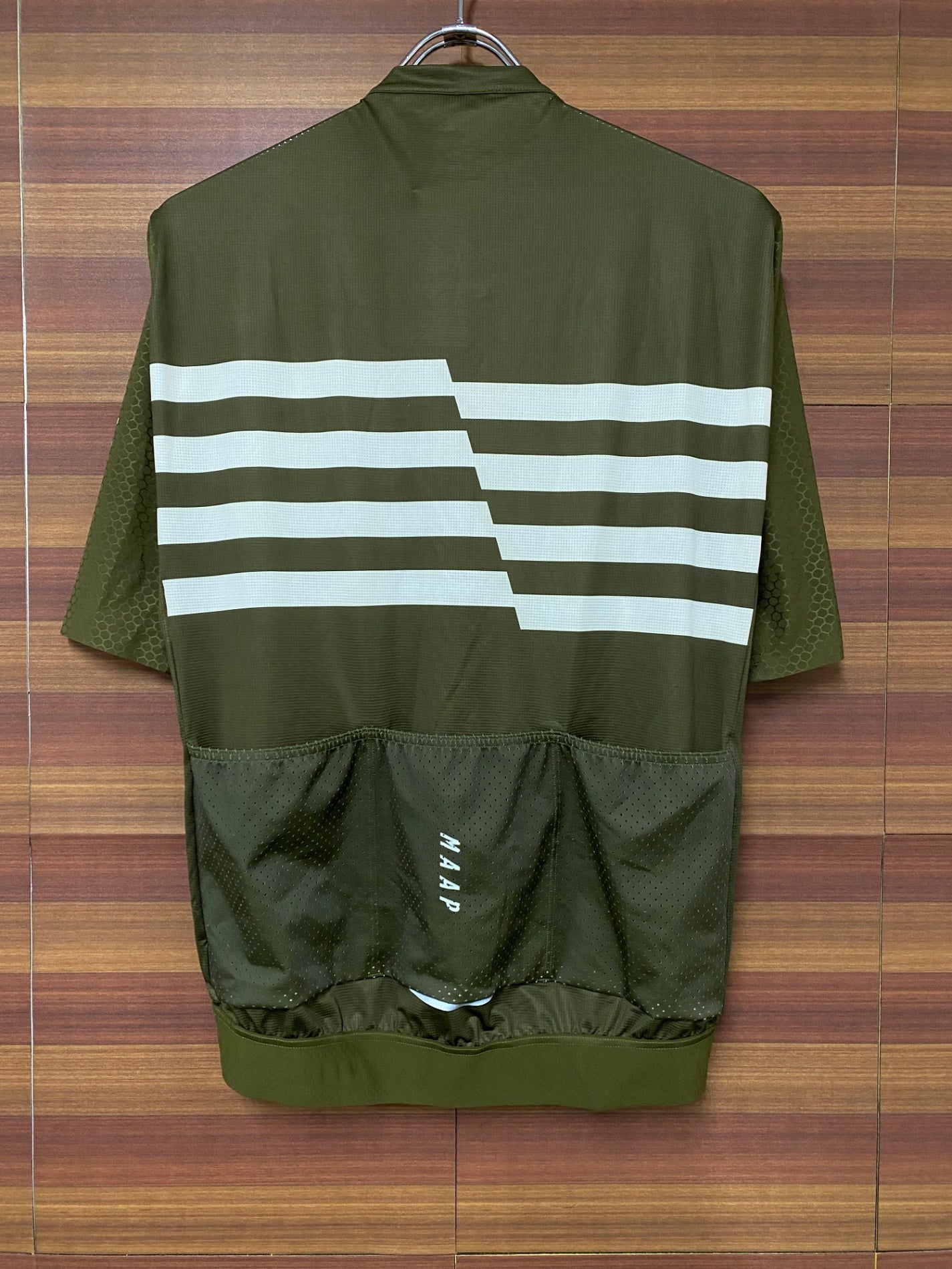 IN596 マープ MAAP PRO FIT JERSEY 半袖 サイクルジャージ カーキ XXL