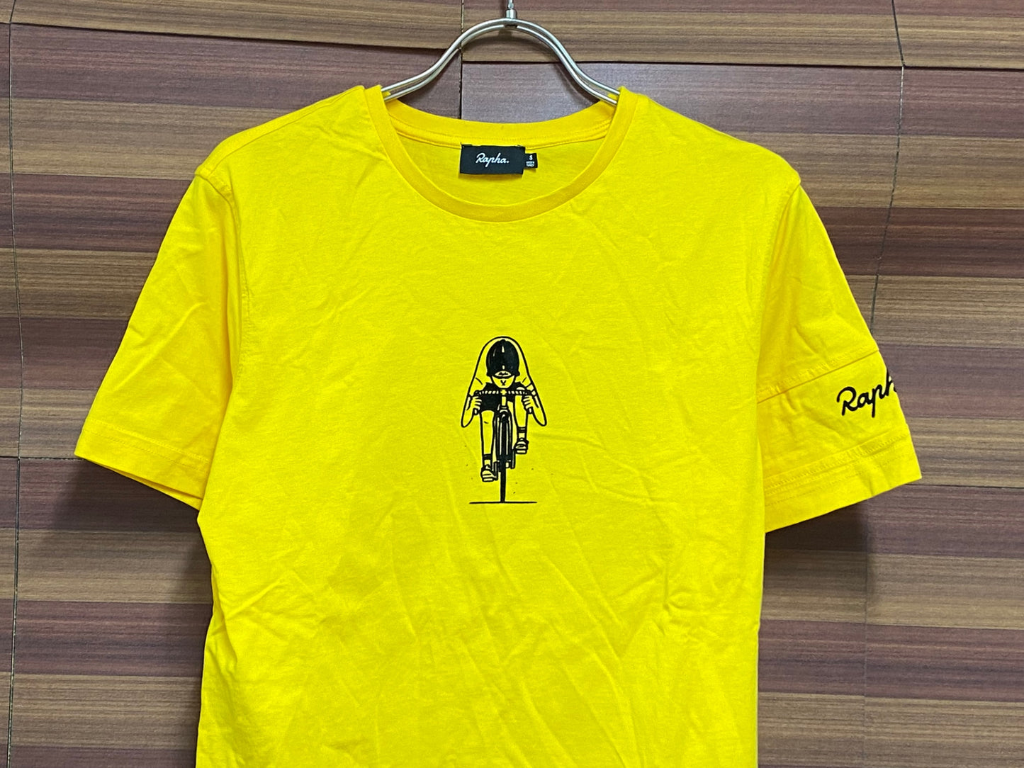 IU450 ラファ Rapha FRANCE T-SHIRT 半袖 Tシャツ 黄 S