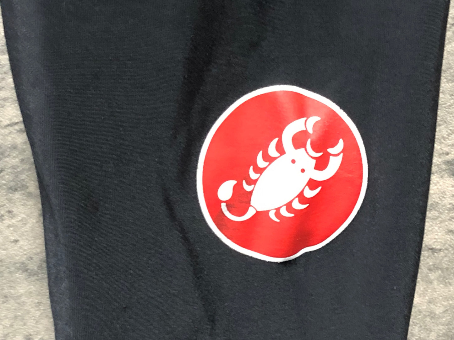 JC898 カステリ CASTELLI ビブタイツ 黒 XL パッド無し