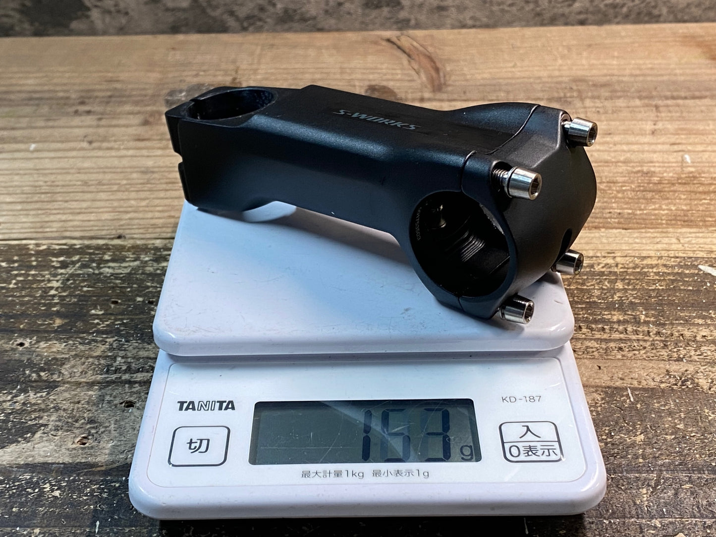 IN587 スペシャライズド SPECIALIZED エスワークス S-WORKS ターマック TARMAC STEM アルミ ステム 100mm 6° 黒