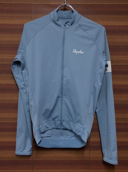 IN312 ラファ Rapha CORE LONG SLEEVE JERSEY 長袖 サイクルジャージ 水色 S