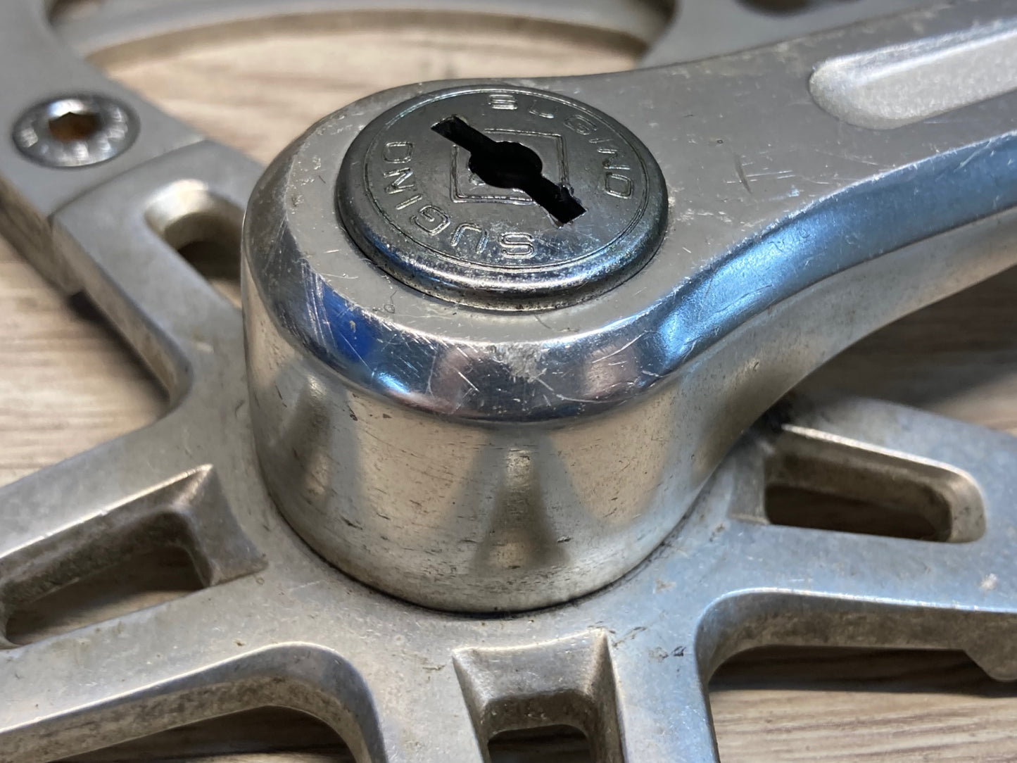 IX658 スギノ SUGINO SUPER MAXY クランクセット 52/44T 165mm スクエアテーパー