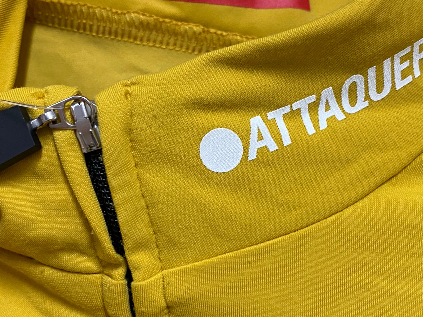 IE876 アタッカー ATTAQUER A-Line 長袖 サイクルジャージ 山吹色 L