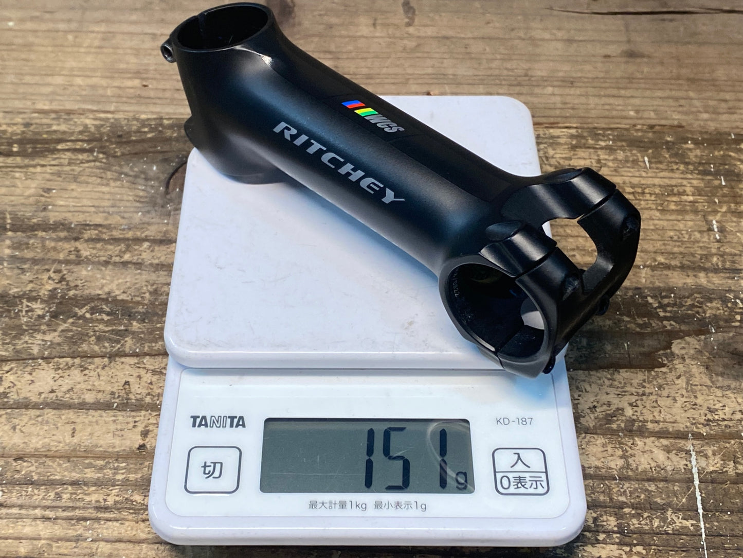 IK081 リッチー RITCHEY WCS C220 アルミ ステム 120mm 17°/73° Φ31.8 OS 黒