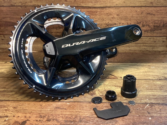 ID034 シマノ SHIMANO デュラエース DURA-ACE FC-R9200-P クランクセット パワーメーター 52-36T 172.5mm 12S ※接続確認済