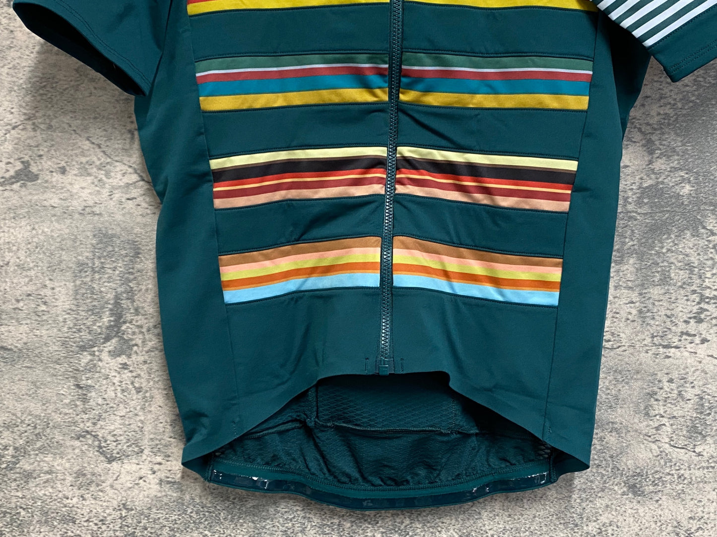 IY135 ラファ Rapha RCC Paul Smith PRO TEAM 半袖 サイクルジャージ S グリーン