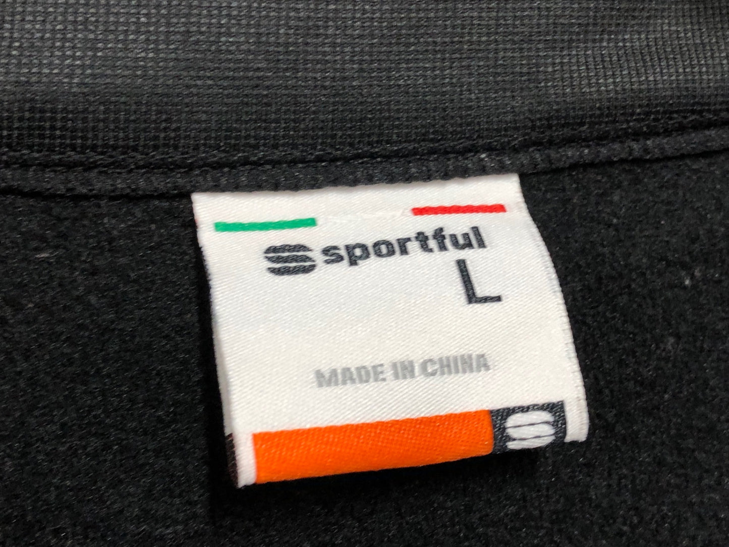 IT174 スポーツフル Sportful 長袖 サイクルジャージ L ブラック