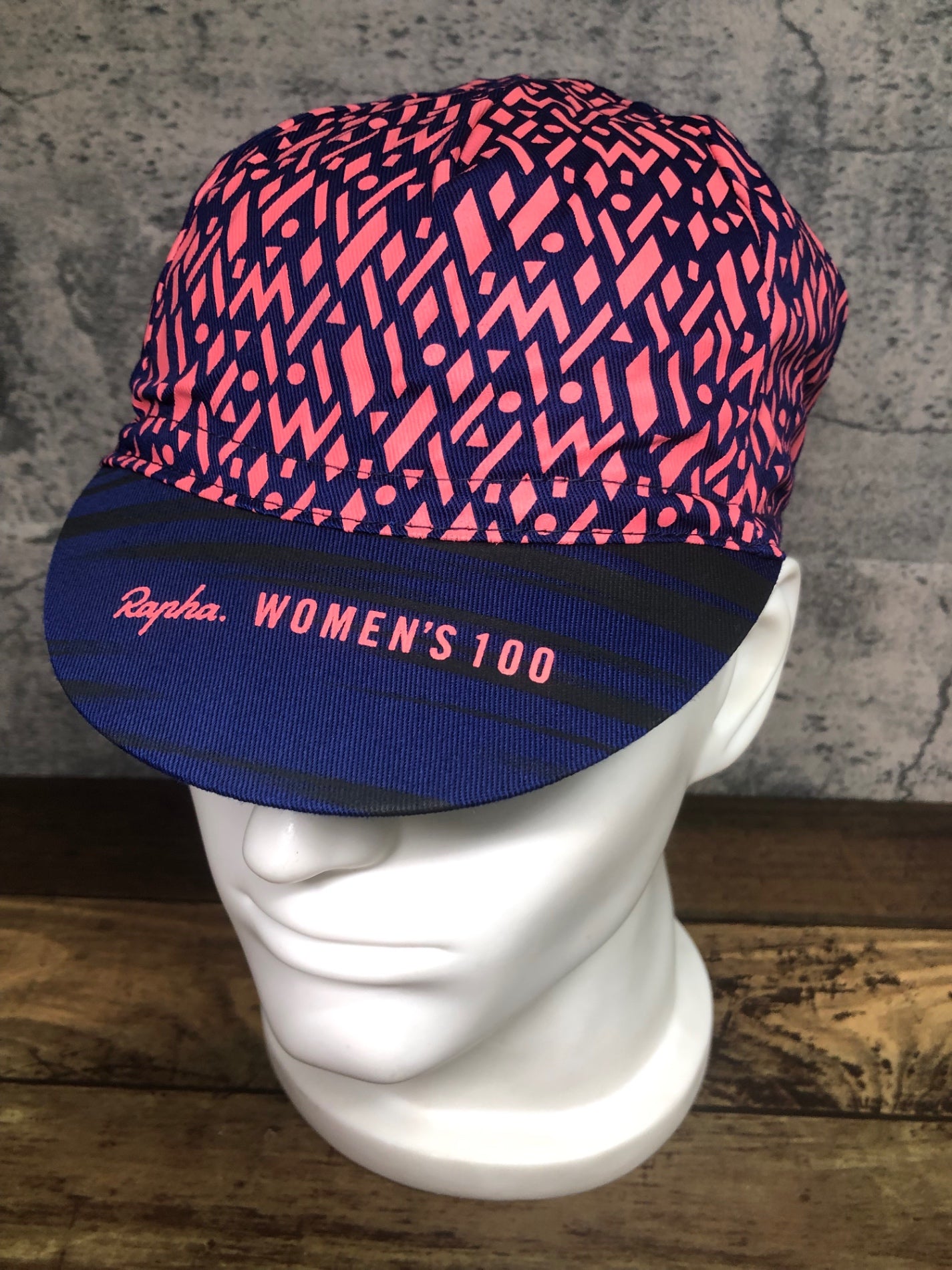 IT271 ラファ Rapha サイクルキャップ 紺 ピンク フリーサイズ WOMEN'S 100