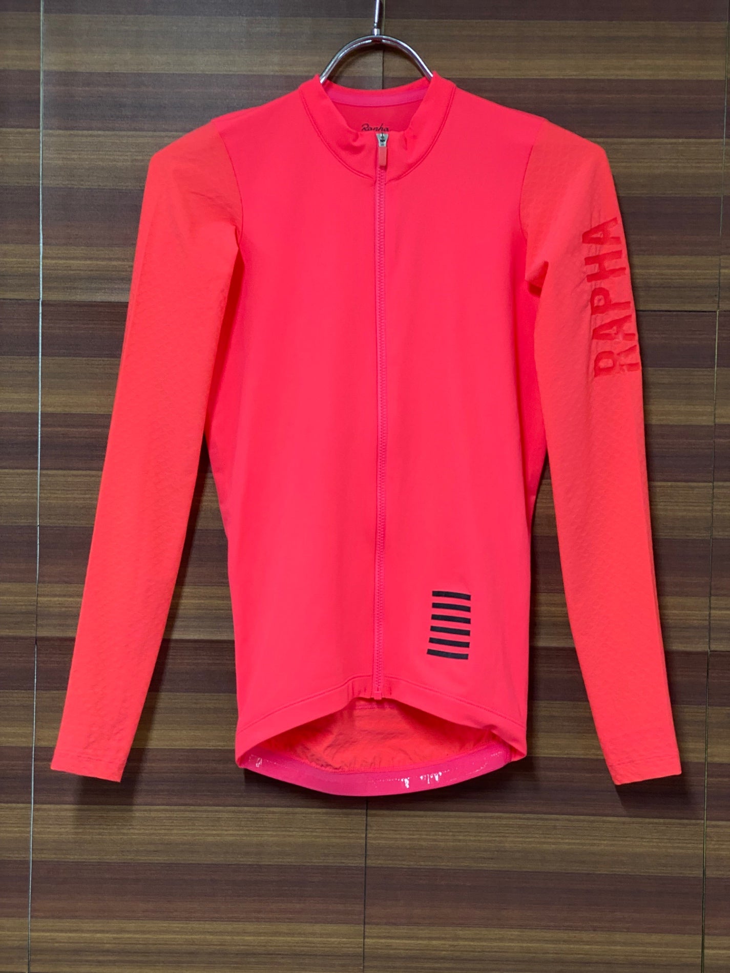 IL593 ラファ Rapha PRO TEAM LS AERO JERSEY 長袖サイクルジャージ ピンク XS