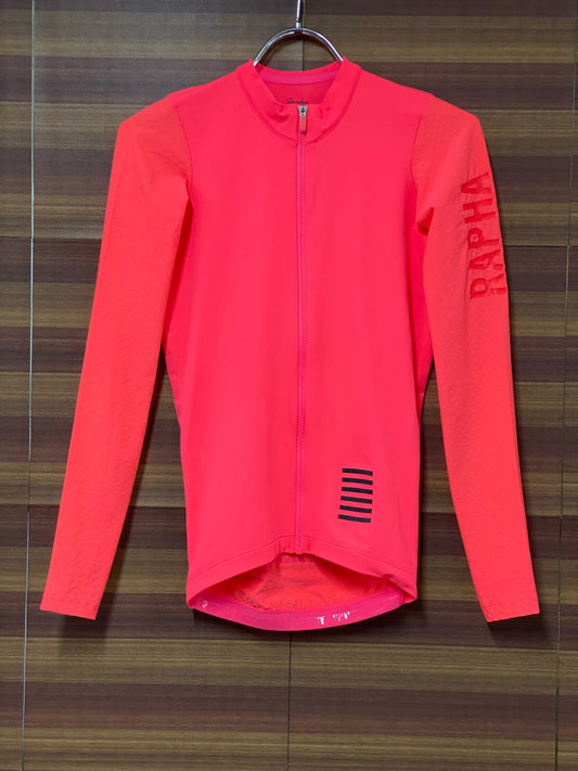 IL593 ラファ Rapha PRO TEAM LS AERO JERSEY 長袖サイクルジャージ ピンク XS