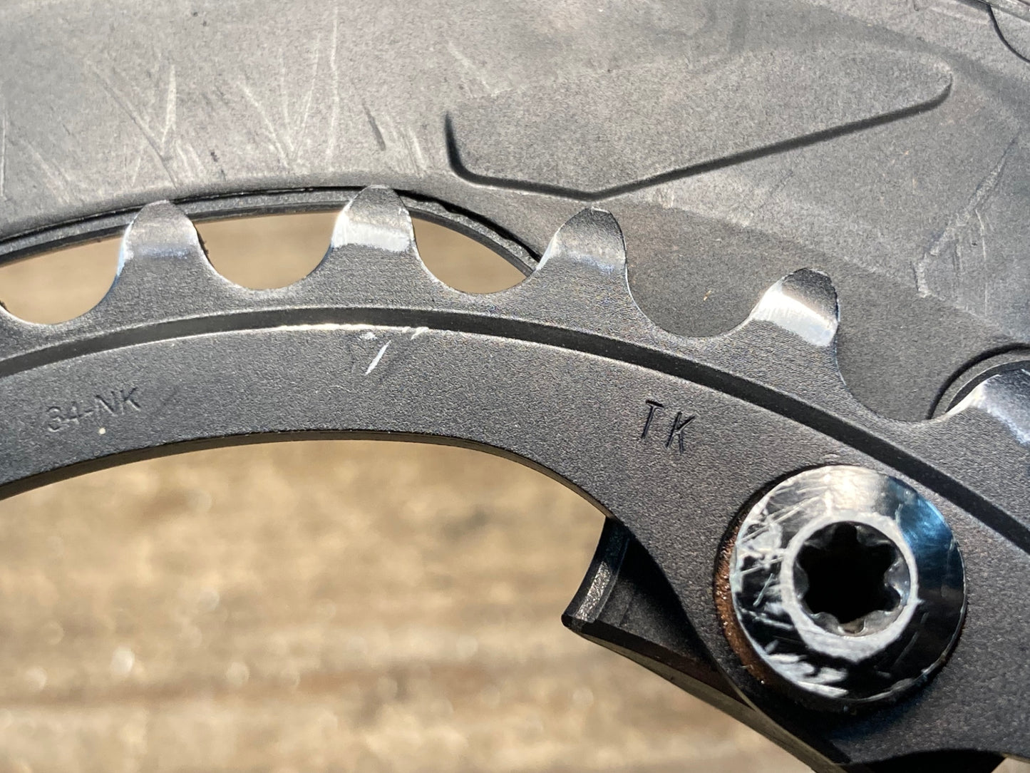 IR993 シマノ SHIMANO アルテグラ ULTEGRA FC-R8100 12S チェーンリング 50-34T 取付ボルト付き