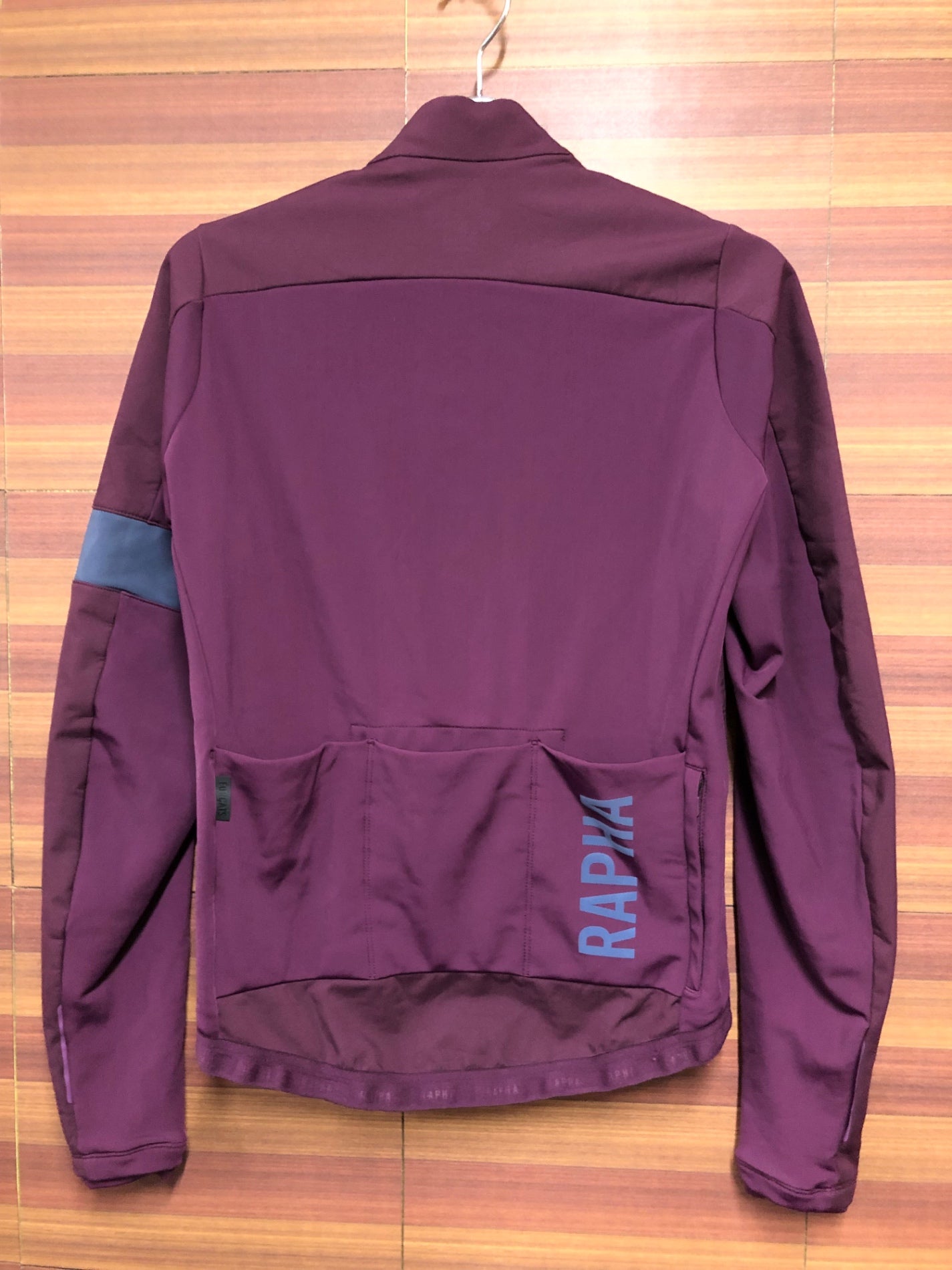 IF347 ラファ Rapha PRO TEAM TRAINING JACKET 長袖サイクルジャケット バーガンディー M 裏起毛