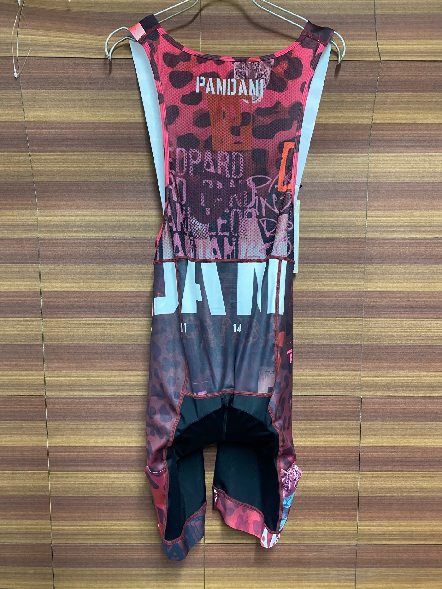 IQ221 パンダーニ PANDANI ビブショーツ ワインレッド L カーゴ