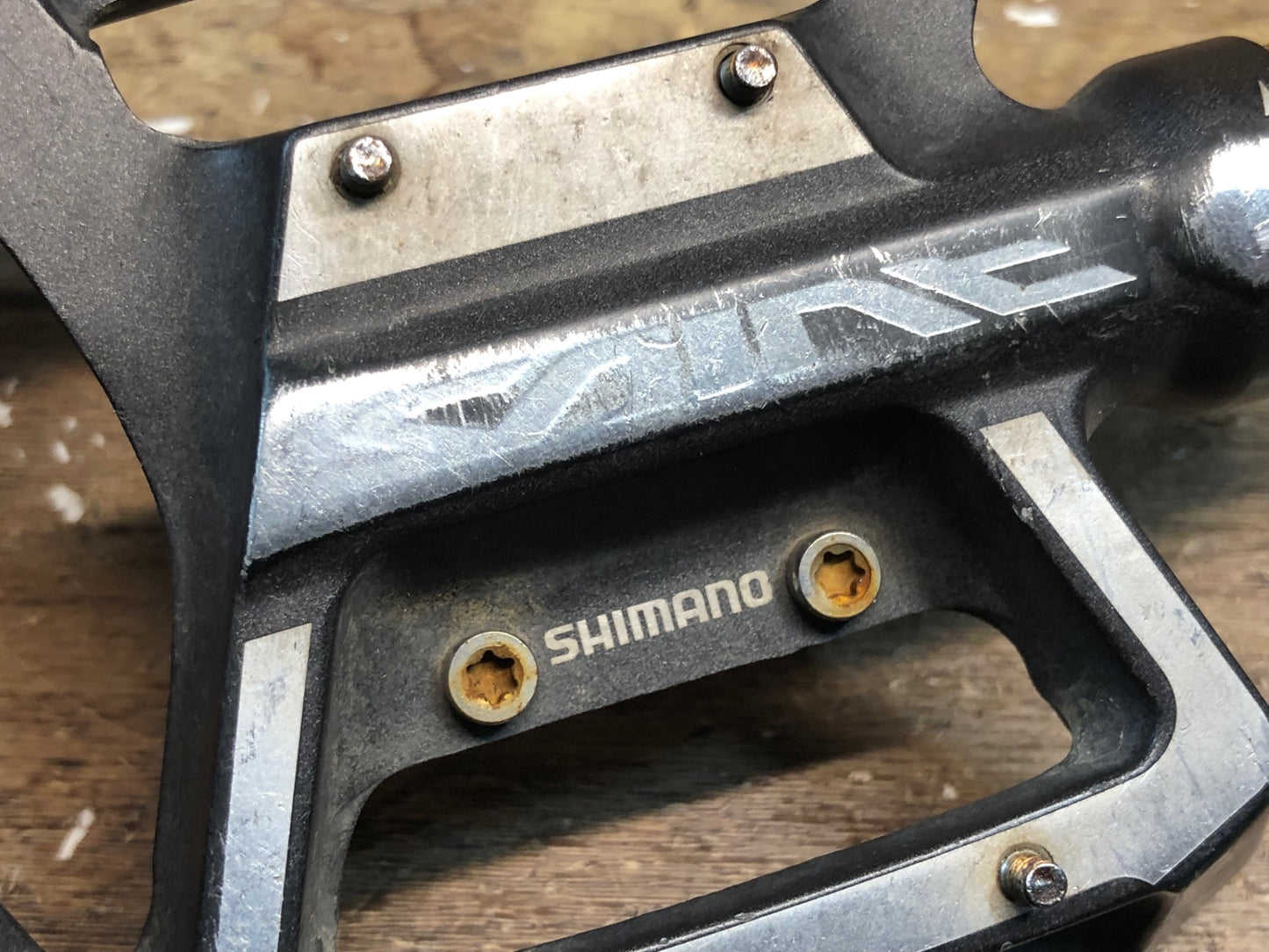 ID591 シマノ SHIMANO PD-MX80 フラットペダル スパイク付き