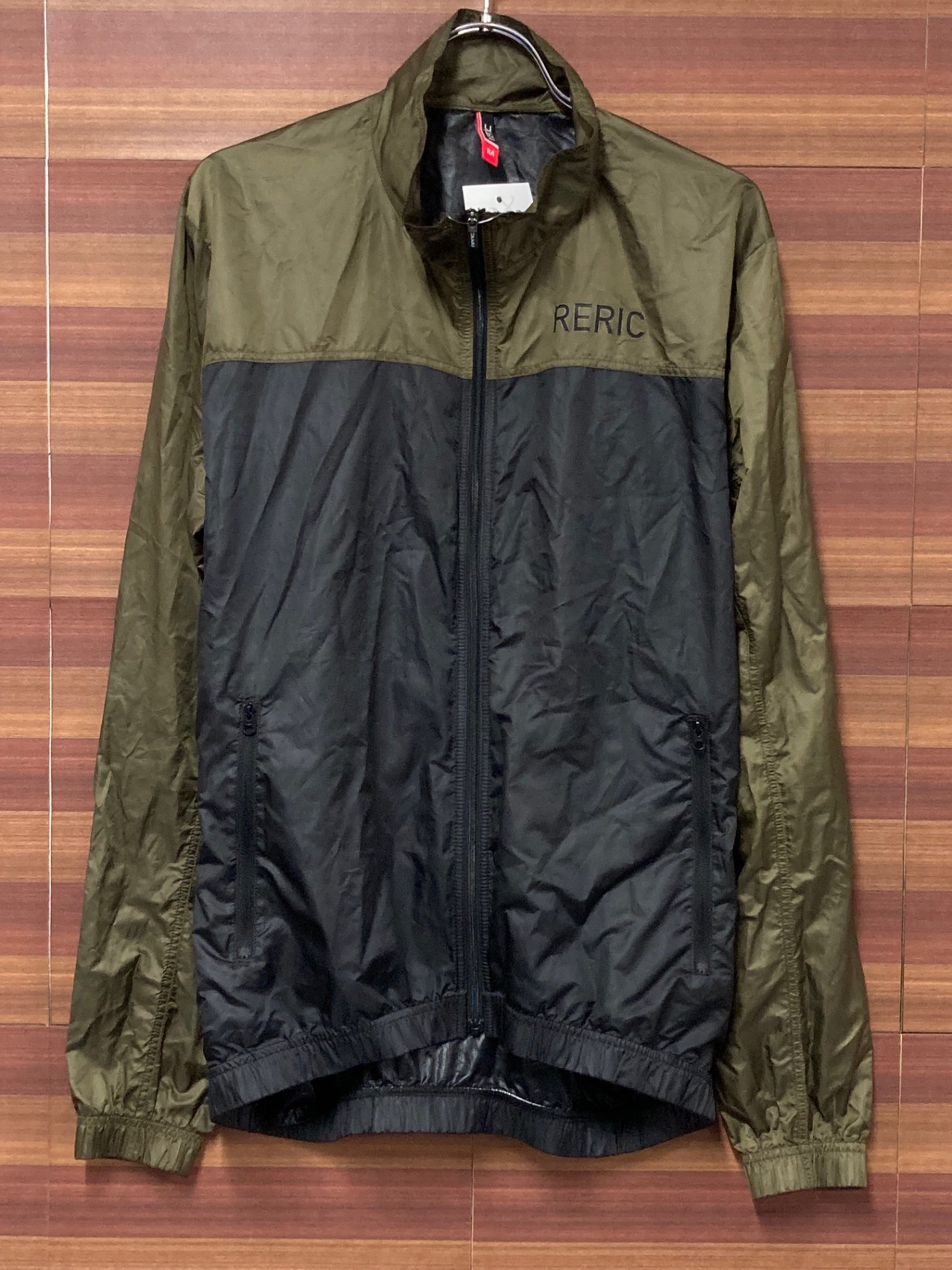 IP129 レリック reric 長袖 ウィンドブレーカー 黒 カーキ M