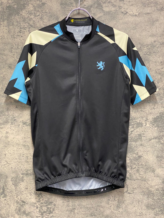 JB476 カペルミュール KAPELMUUR 半袖 サイクルジャージ 黒白青 M