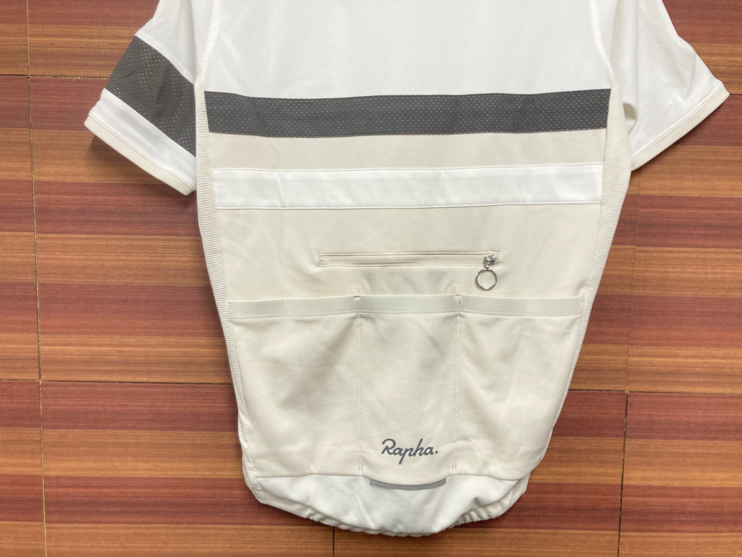 IC168 ラファ Rapha BREVET LIGHTWEIGHT JERSEY 半袖 サイクルジャージ 白 S