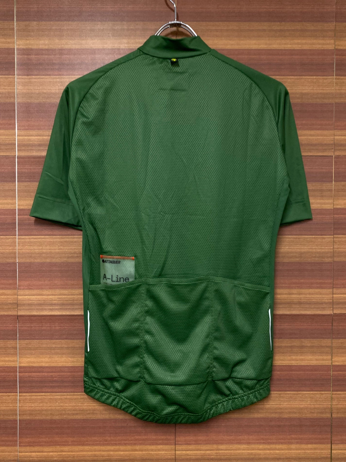 IN315 アタッカー ATTAQUER A-Line 半袖 サイクルジャージ 緑 M