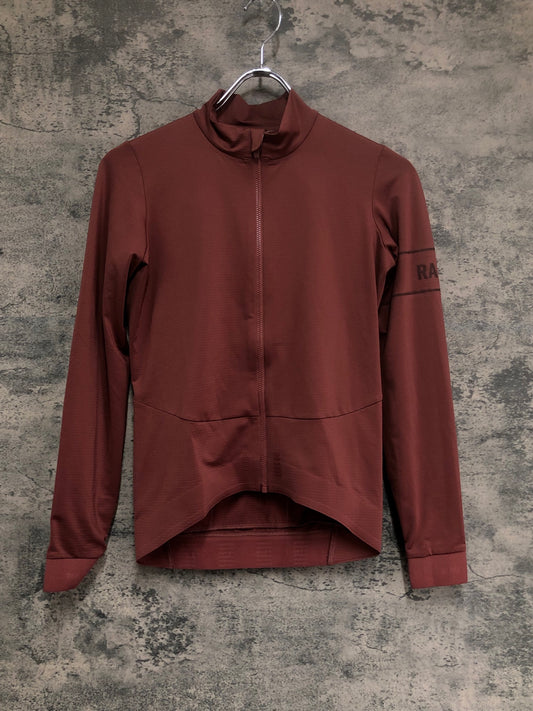 IW603 ラファ Rapha PRO TEAM LONG SLEEVE THERMAL JERSEY 長袖 サイクルジャージ ブラウン XS