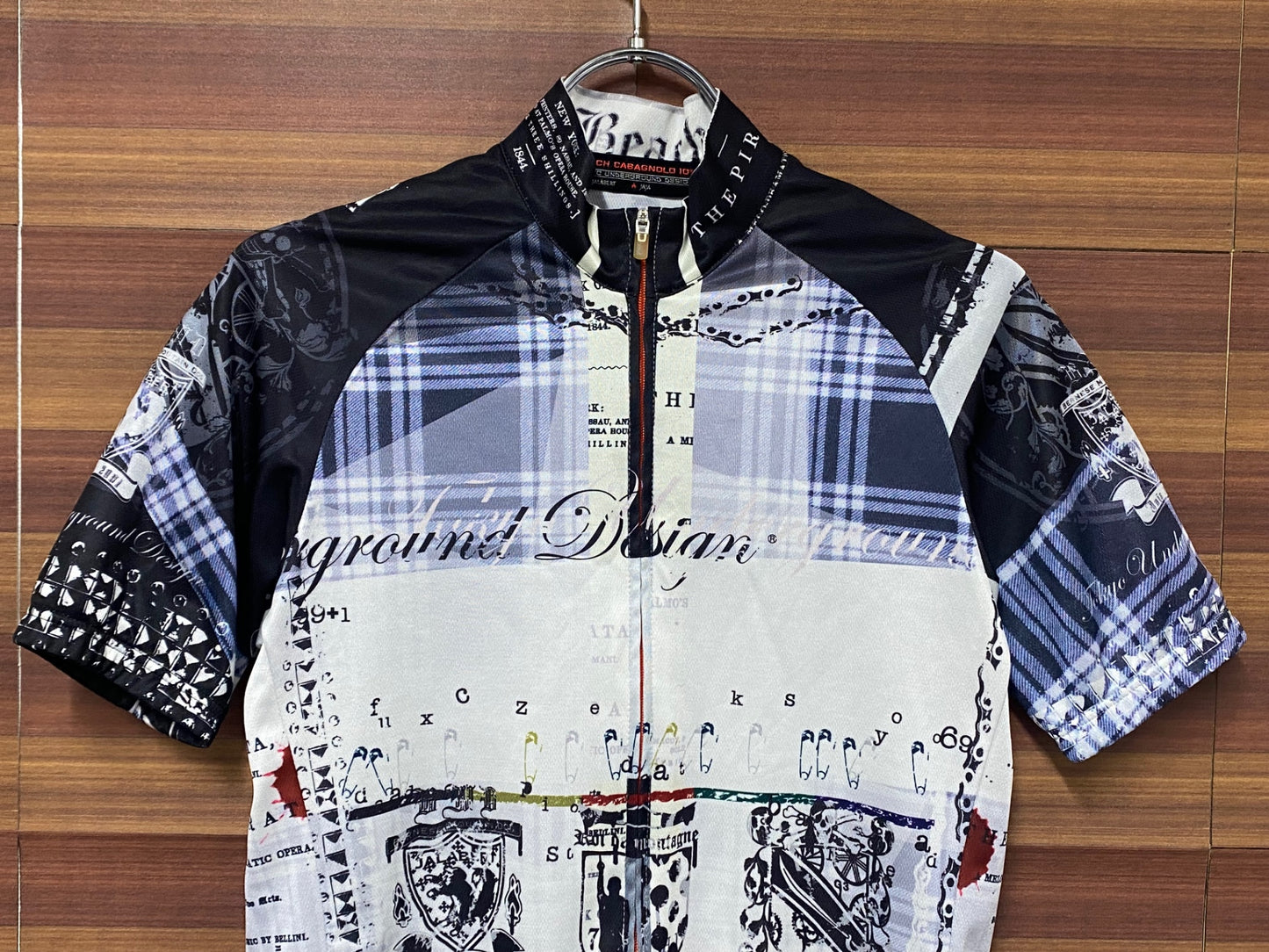 IS047 パンダーニ PANDANI 半袖 サイクルジャージ 白 M