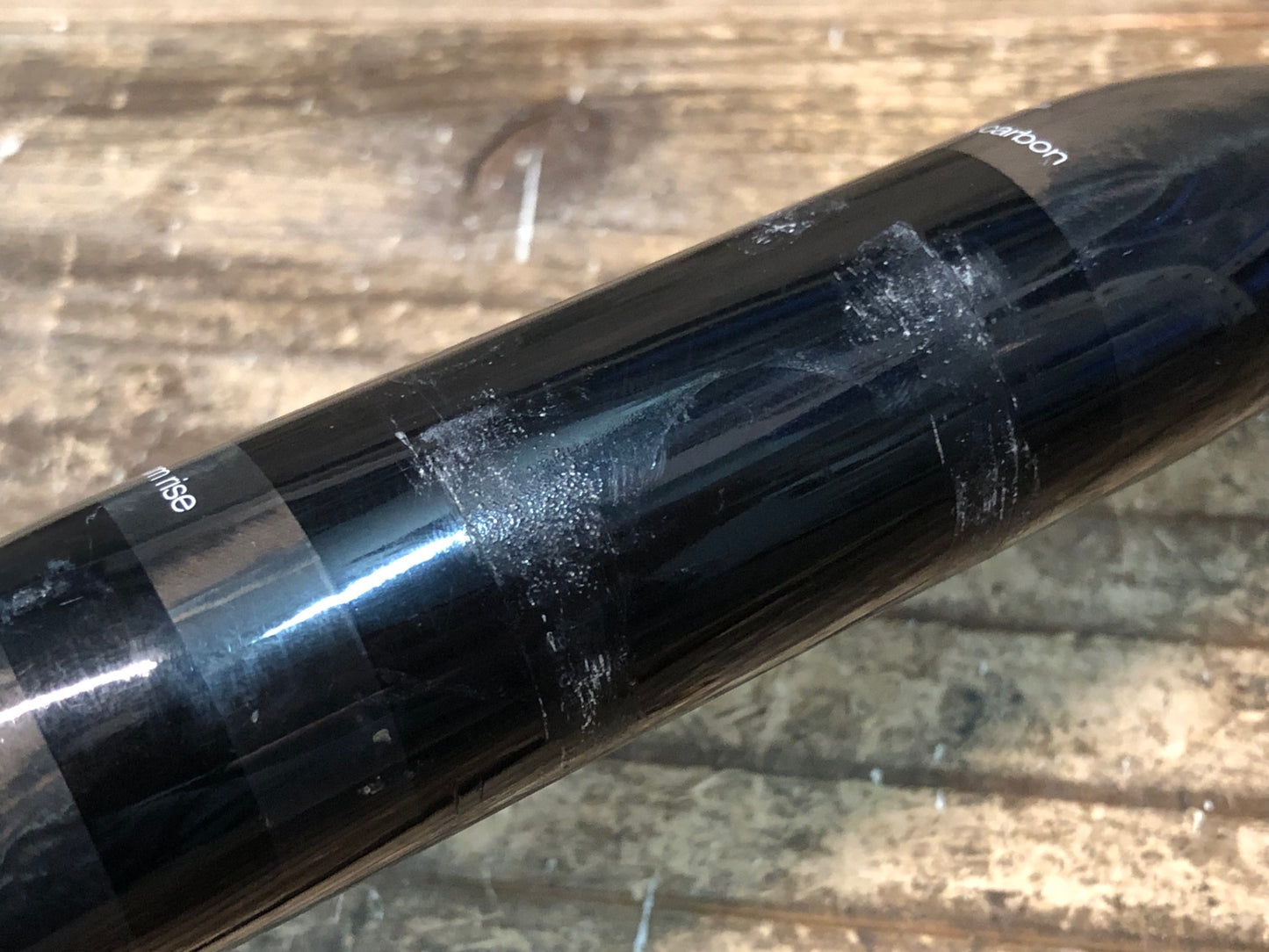 IV317 ボントレガー BONTRAGER RXL フラットバー カーボン Φ31.8mm ※カットあり 外-外実測610mm