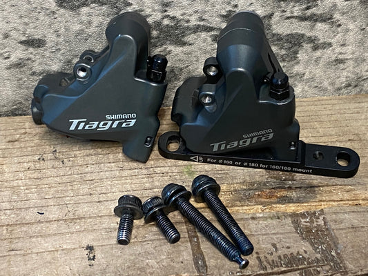 IR014 シマノ SHIMANO ティアグラ TIAGRA BR-4770 油圧 ディスク ブレーキ キャリパー 前後セット