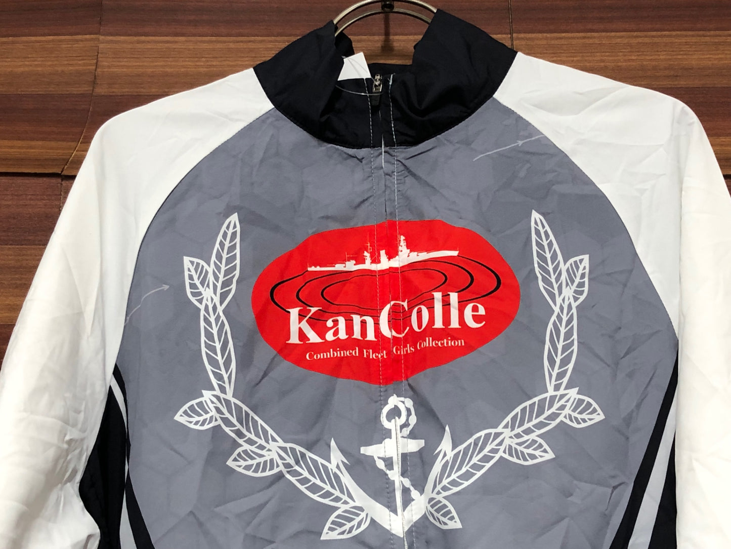 IT020 GSR Gear 長袖 ウィンドブレーカー 白 グレー L 艦隊これくしょん 痛ジャージ