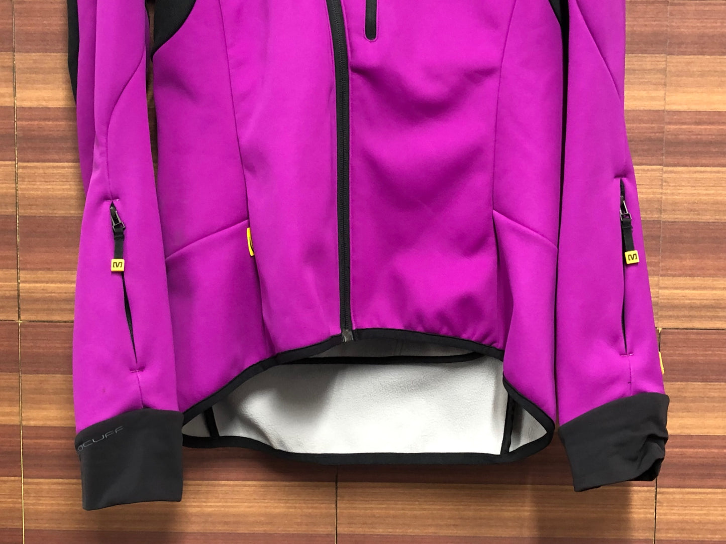 IR912 マヴィック MAVIC 長袖 サイクルジャケット パープル L 裏起毛