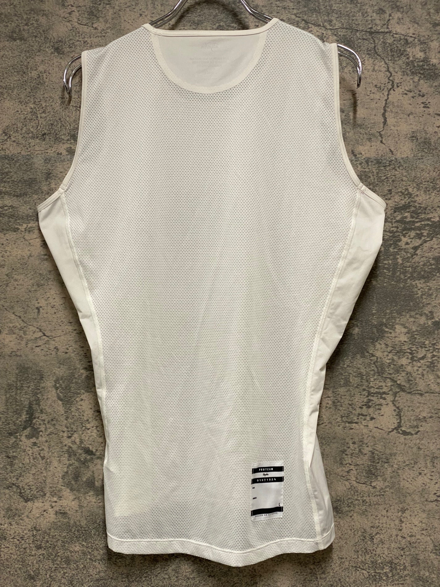 JB023 ラファ Rapha PRO TEAM BASE LAYER - SLEEVELESS ノースリーブ ベースレイヤー 白 L