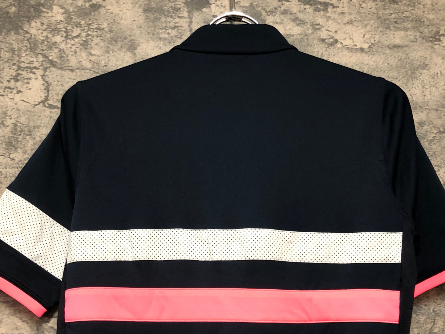JD068 ラファ Rapha BREVET LIGHTWEIGHT JERSEY 半袖 サイクルジャージ 濃紺 M