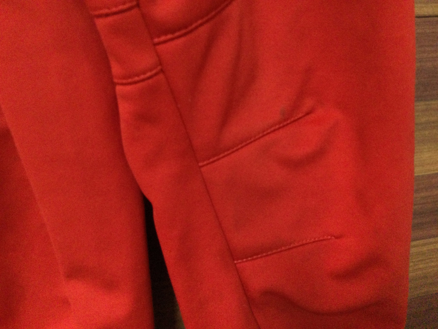 HX271 ゼロ 冬用ジャケット 裏起毛 赤/白/黒 XSサイズ ※やや汚れあり