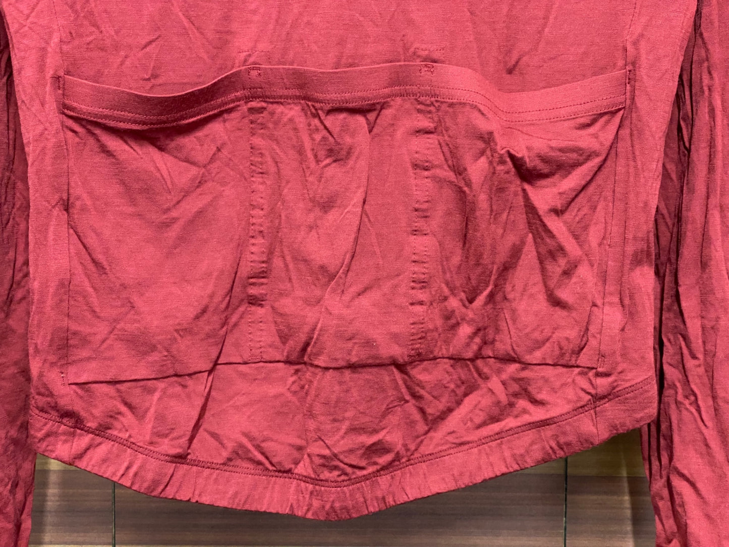 IT063 ラファ Rapha BREVET LONG SLEEVE WINDBLOCK JERSEY 長袖 サイクルジャージ 赤 S