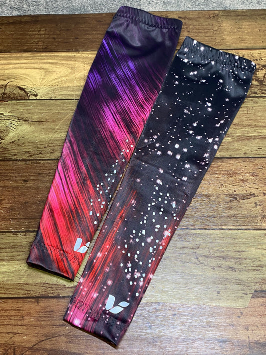 IV891 ジャイアント GIANT Liv ZORYA アームカバー 黒赤 S