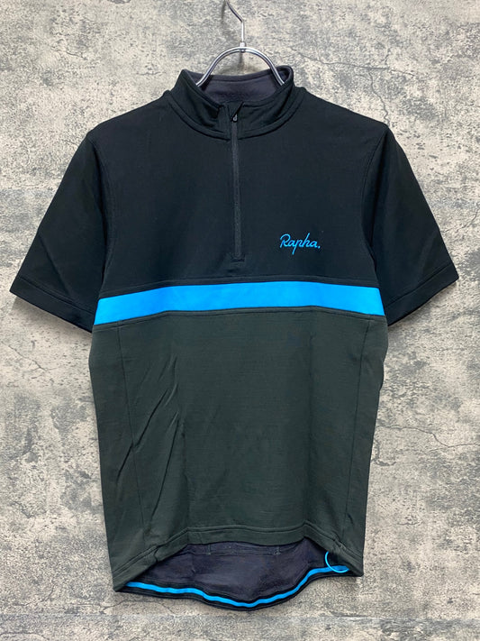 IY154 ラファ Rapha CLUB 半袖 ハーフジップ サイクルジャージ S TEAM SKY