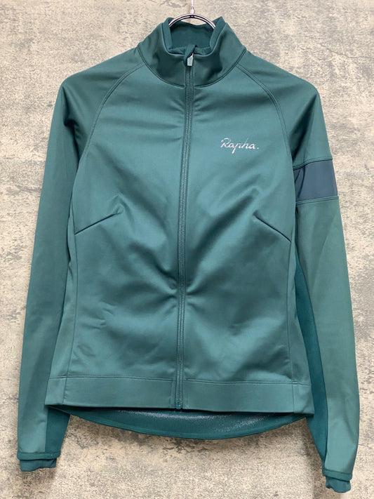 JB940 ラファ Rapha WOMEN'S CORE WINTER JACKET 長袖 サイクルジャケット 緑 XS