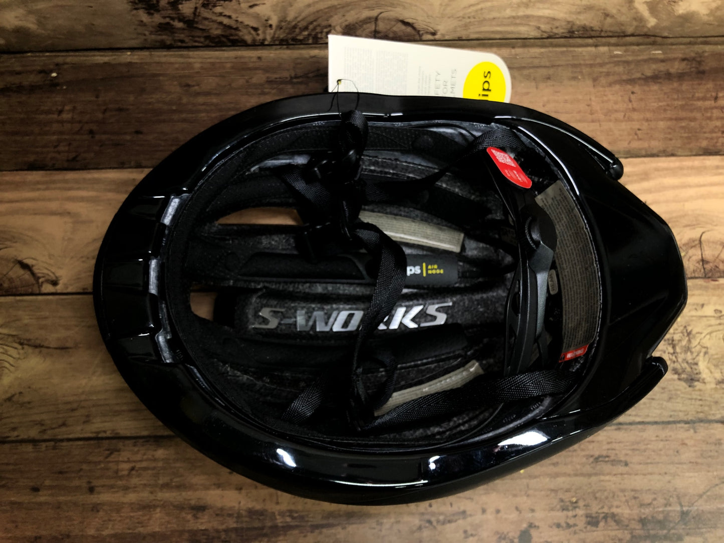 II924 スペシャライズド SPECIALIZED エスワークス S-WORKS EVADE 3 ヘルメット CE 黒 ROUND S 51-56cm JCFシール欠品 2022年12月製造