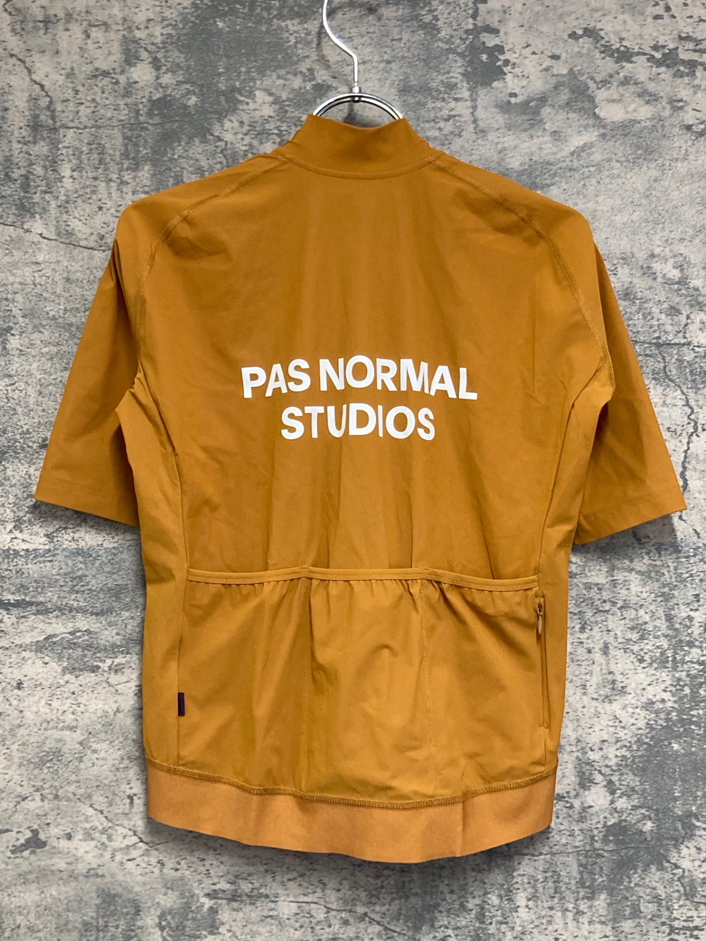 IY162 パスノーマルスタジオ PAS NORMAL STUDIOS 半袖 サイクルジャージ S キャメル