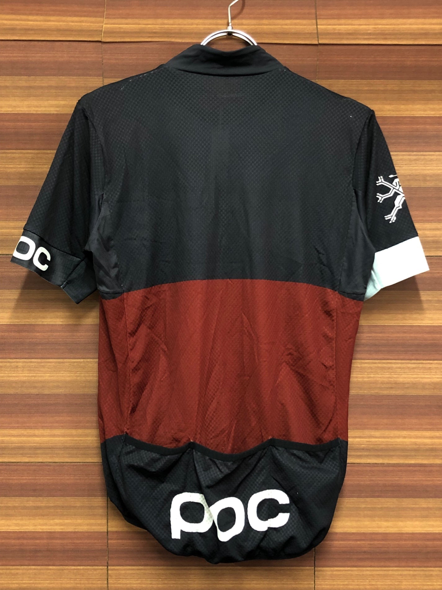 IR029 ポック POC 半袖サイクルジャージ 茶黒 L