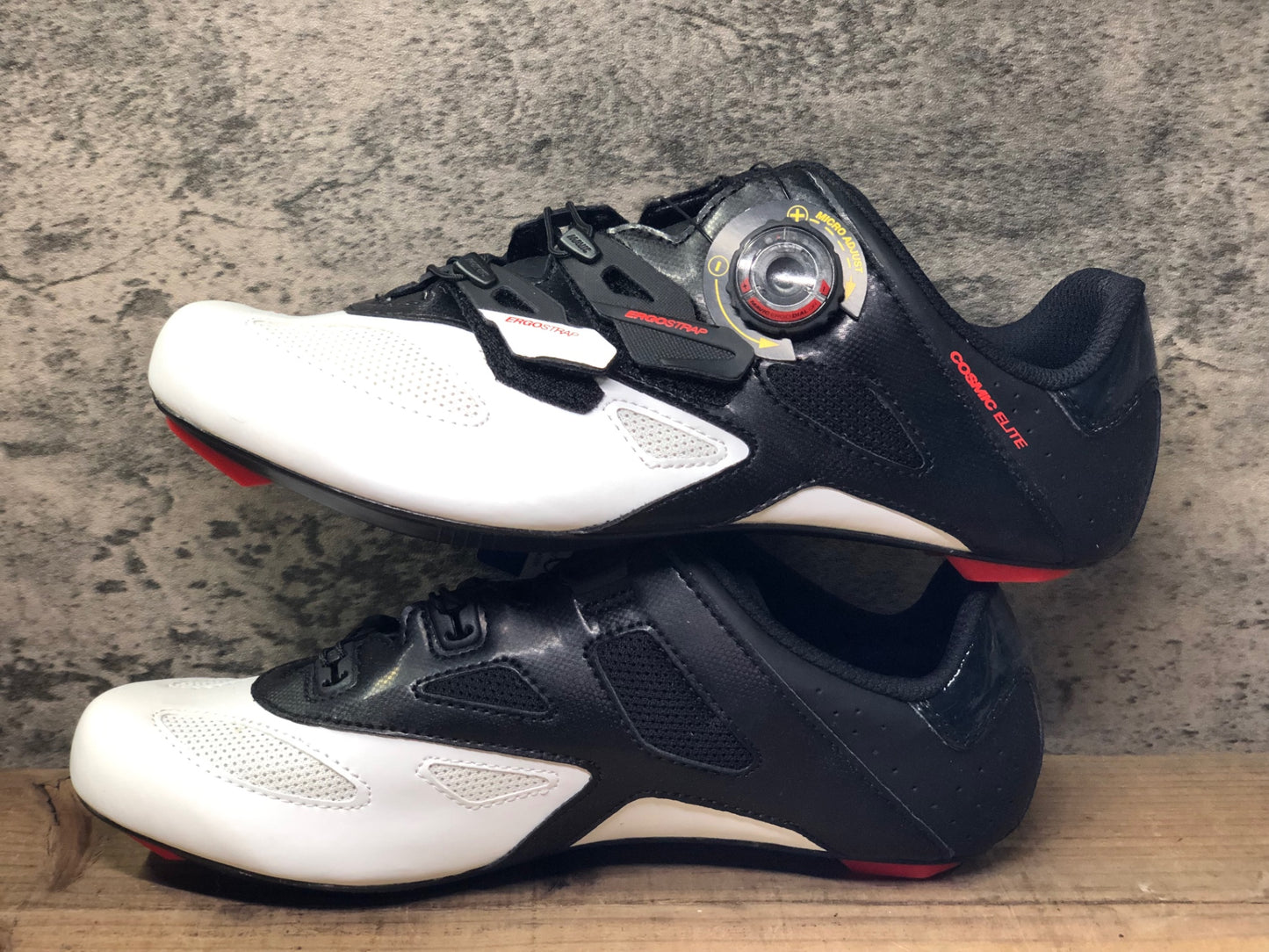 JC705 マヴィック MAVIC COSMIC ELITE ビンディングシューズ 黒白 EU42 SPDアタッチメント