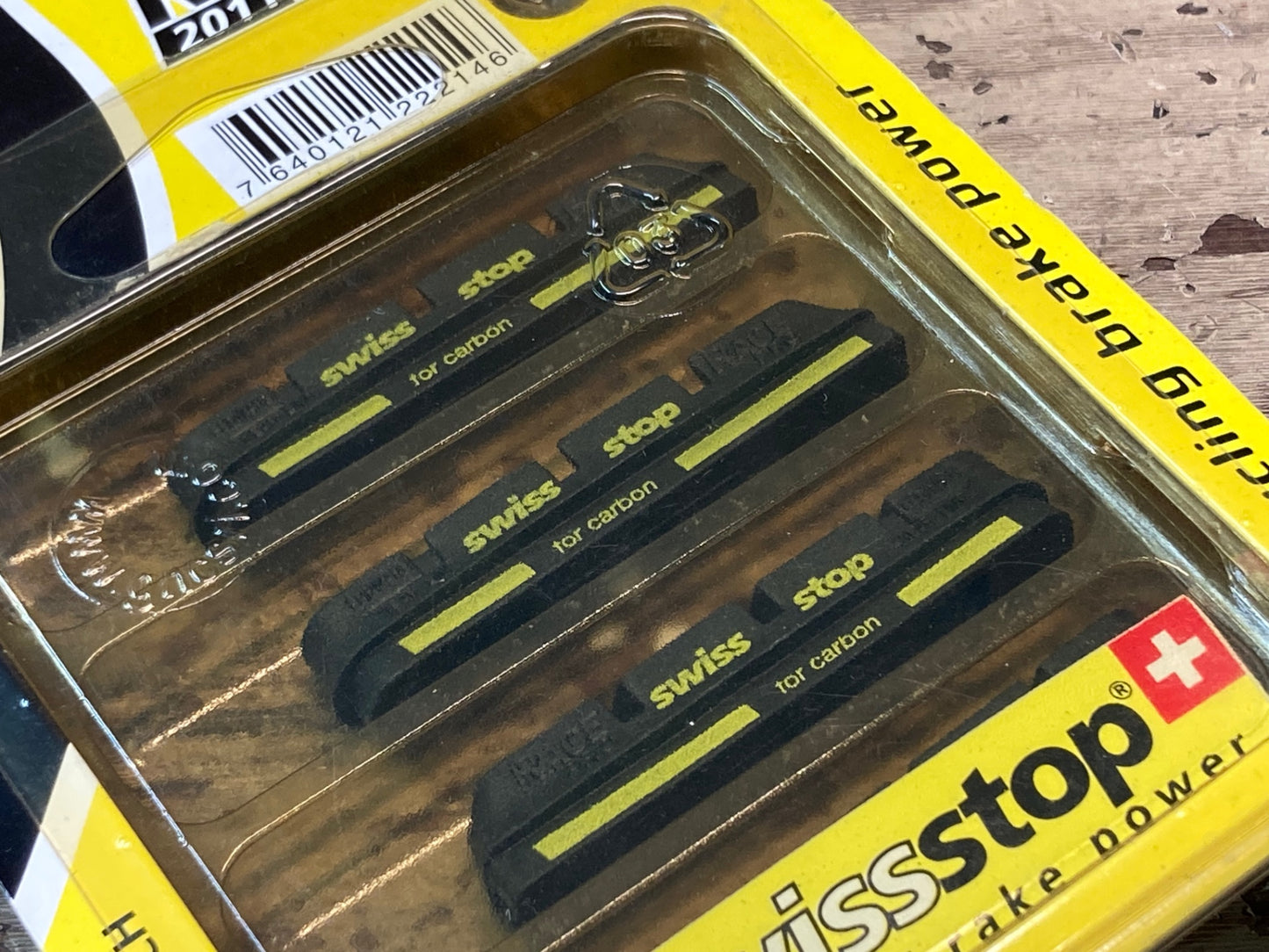 IN072 スイスストップ SWISSSTOP BLACK PRINCE RACE PRO ブレーキシュー カーボンリム用 未使用品