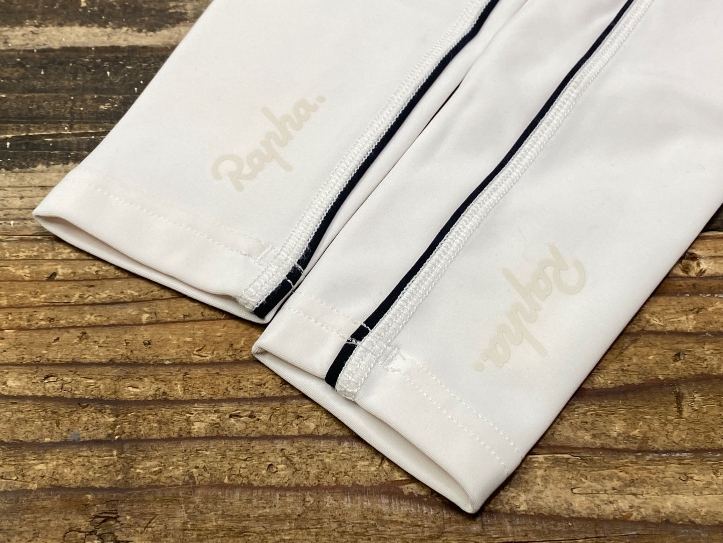 IR222 ラファ Rapha アームカバー 白 S 裏起毛